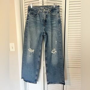 Medium-Wash Old Navy Wide Legs Jeans